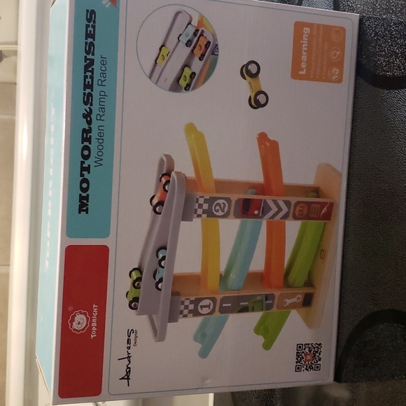 Top Bright Toys Top Bright Toddler Toys For Boy And Girl Wooden Race Track Car Ramp Racer 4